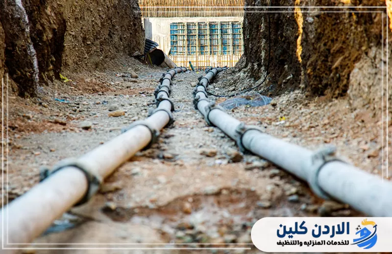 تركيب وتمديد شبكات الصرف الصحي في الأردن